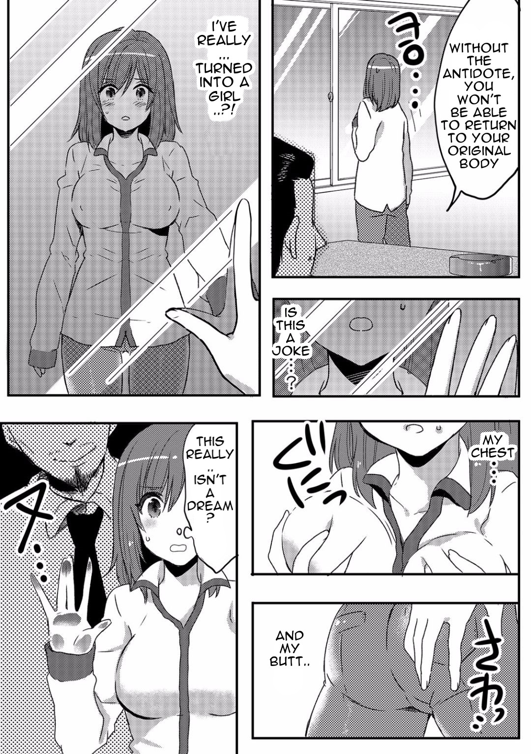 Hentai Manga Comic-I Was Turned Into A Girl and Forced to Sell My Body?! And My First Customer is My Best Friend.. No Way! 1-Read-9